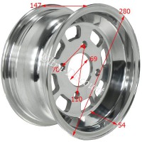 Lotto di 4 ruote per Quad Shineray  250cc STXE