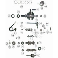 Guarnizione spy per scatola cambio per Quad  Shineray STIIE 200cc (20x34x7)