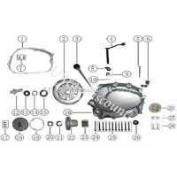 Kit riparazione frizione per Quad Shineray 250cc ST-9E - STIXE 